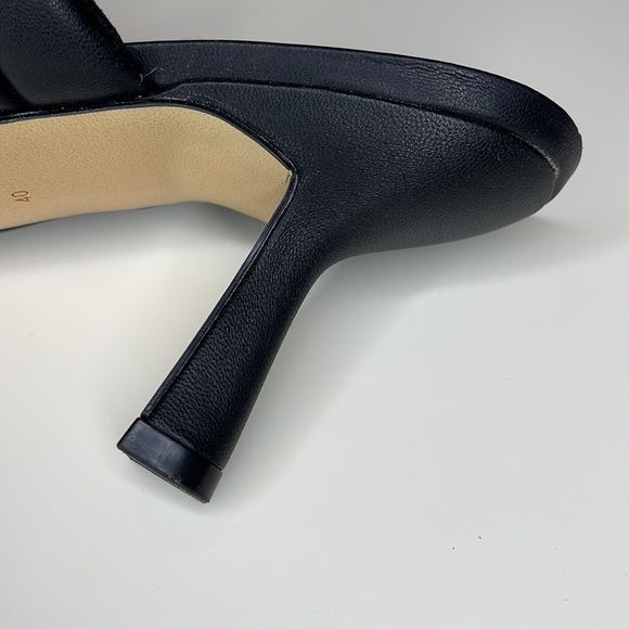 H&M Black Mules Size 9 in faux leather - Picture 6 of 16